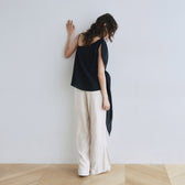 Side Slit Easy Satin Pants