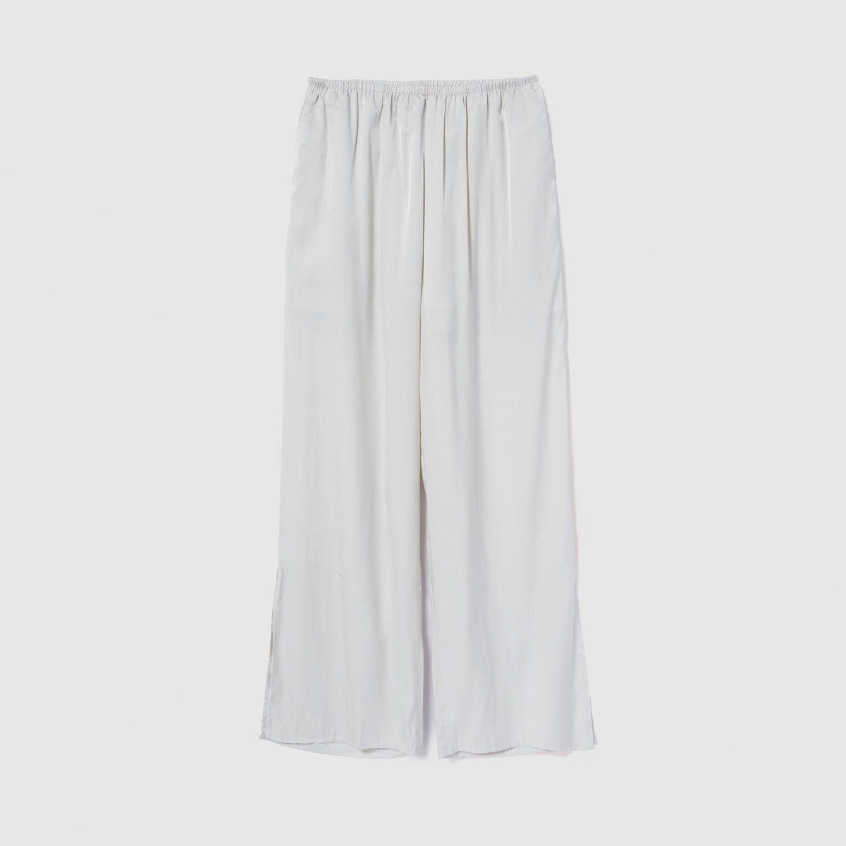 Side Slit Easy Satin Pants
