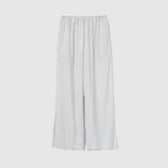 Side Slit Easy Satin Pants