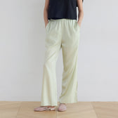 Side Slit Easy Satin Pants