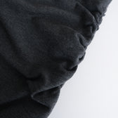 Side Gather Slit A-Line Skirt