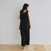 Cotton LaceスカラップRelaxパンツ
