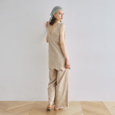 Cotton LaceスカラップRelaxパンツ