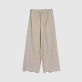Cotton LaceスカラップRelaxパンツ
