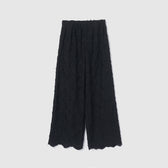 Cotton LaceスカラップRelaxパンツ