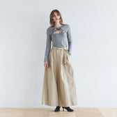 Air Volume Gathered Pants