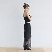 Recycle Satin Lacy アイラインスカート