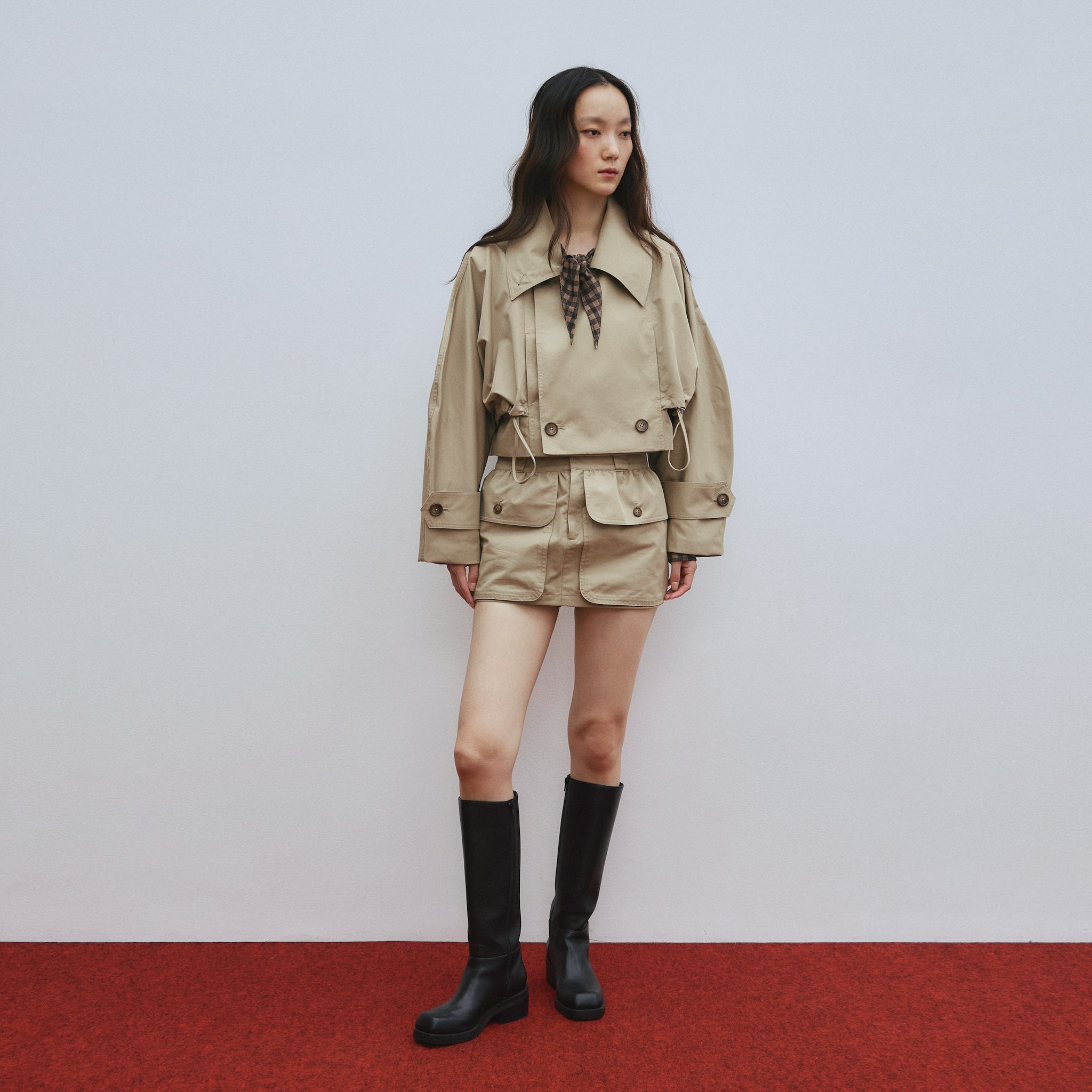 Utility Pocket Mini Skirt