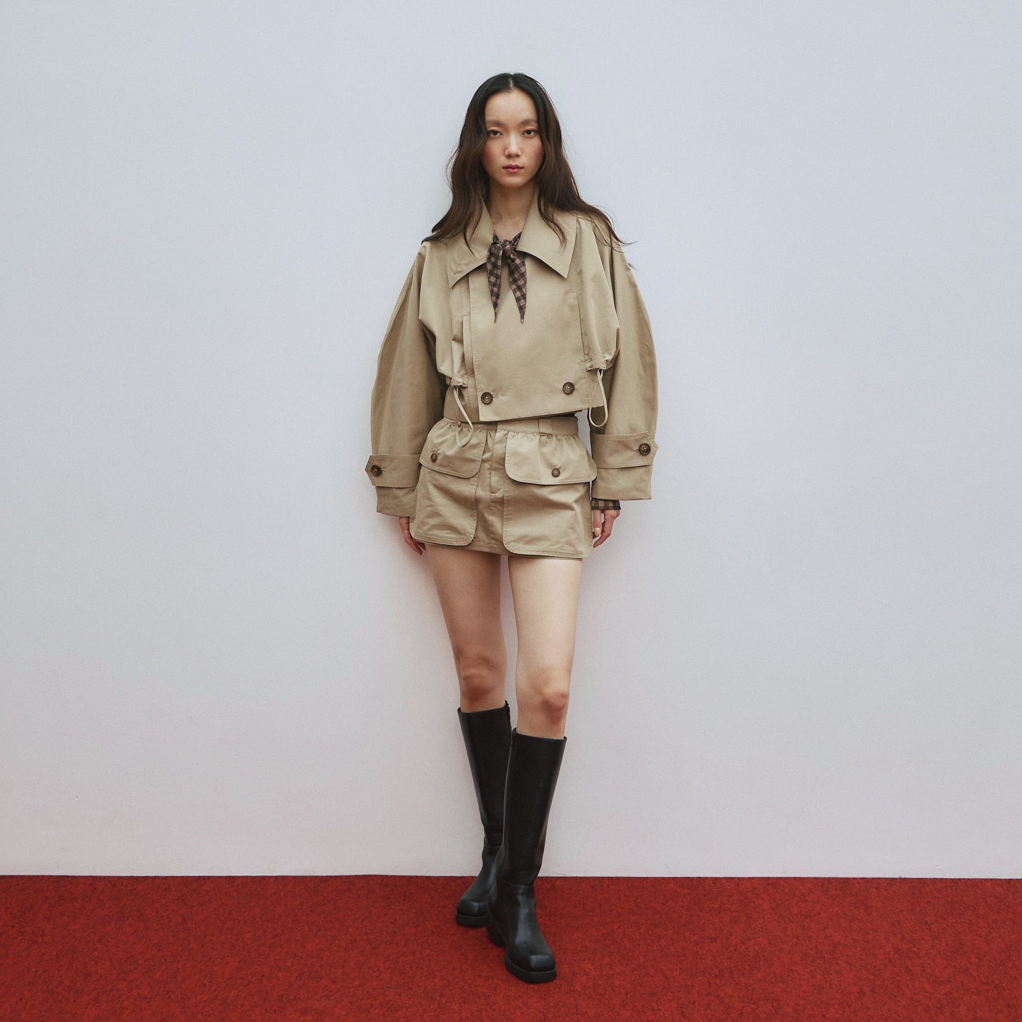 Utility Pocket Mini Skirt