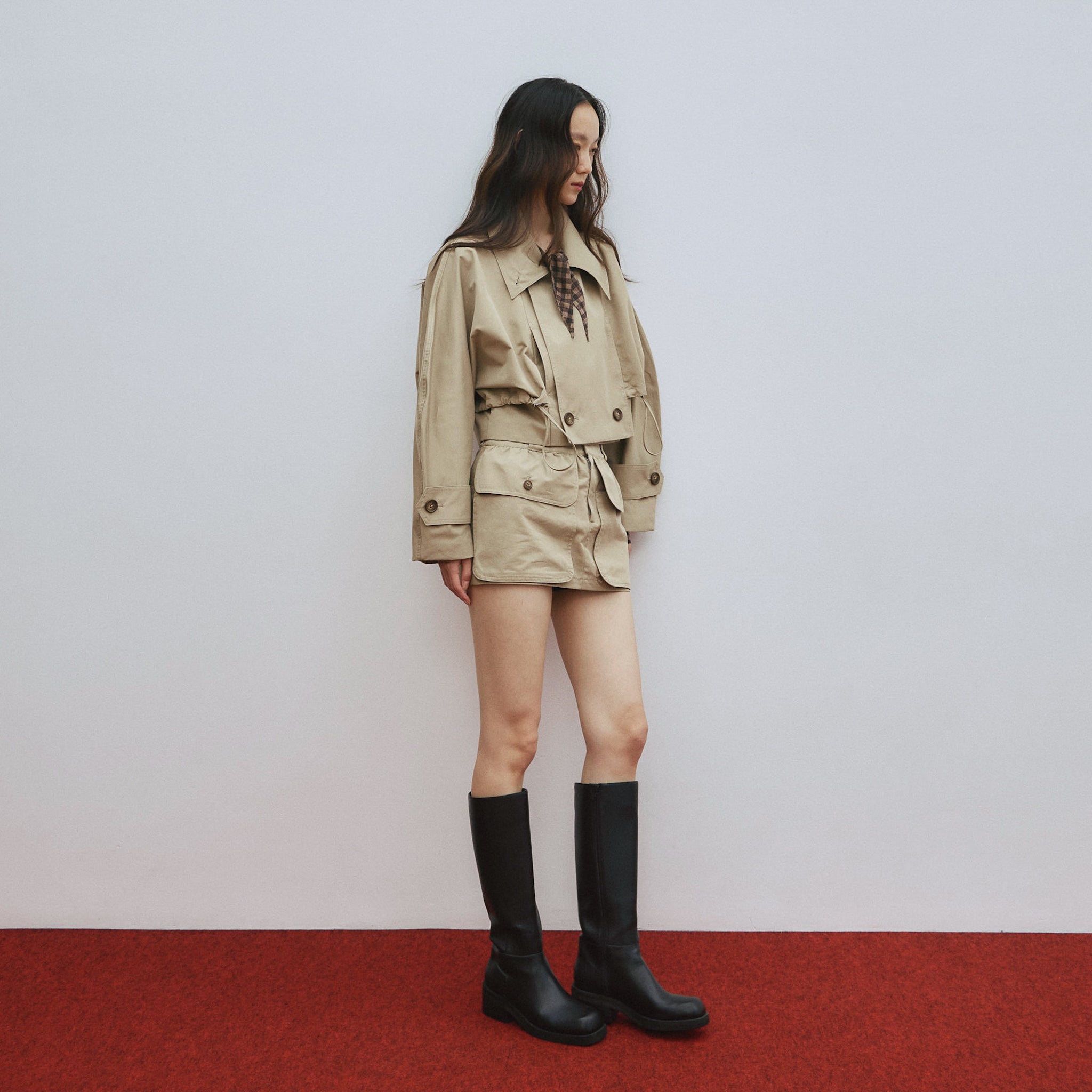 Utility Pocket Mini Skirt