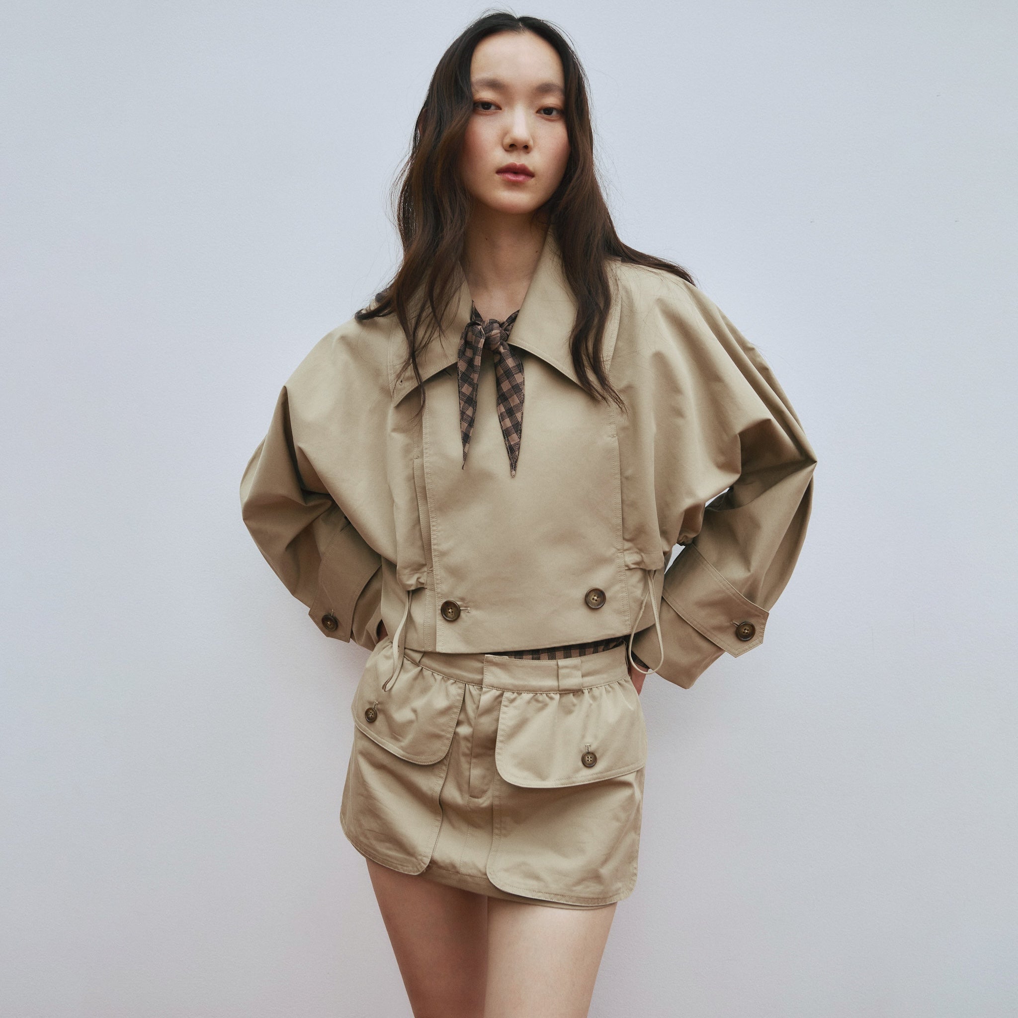 Utility Pocket Mini Skirt
