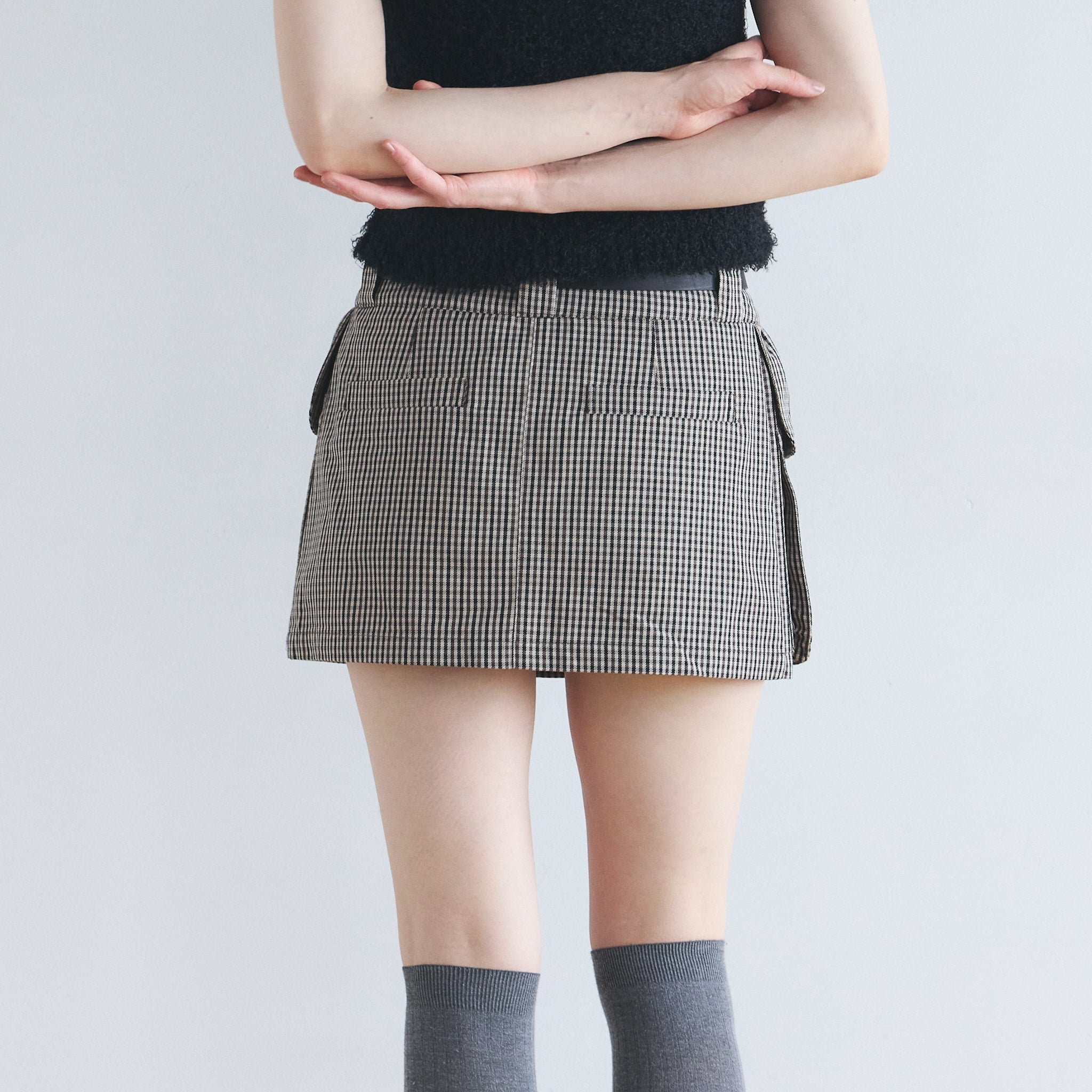 Utility Pocket Mini Skirt