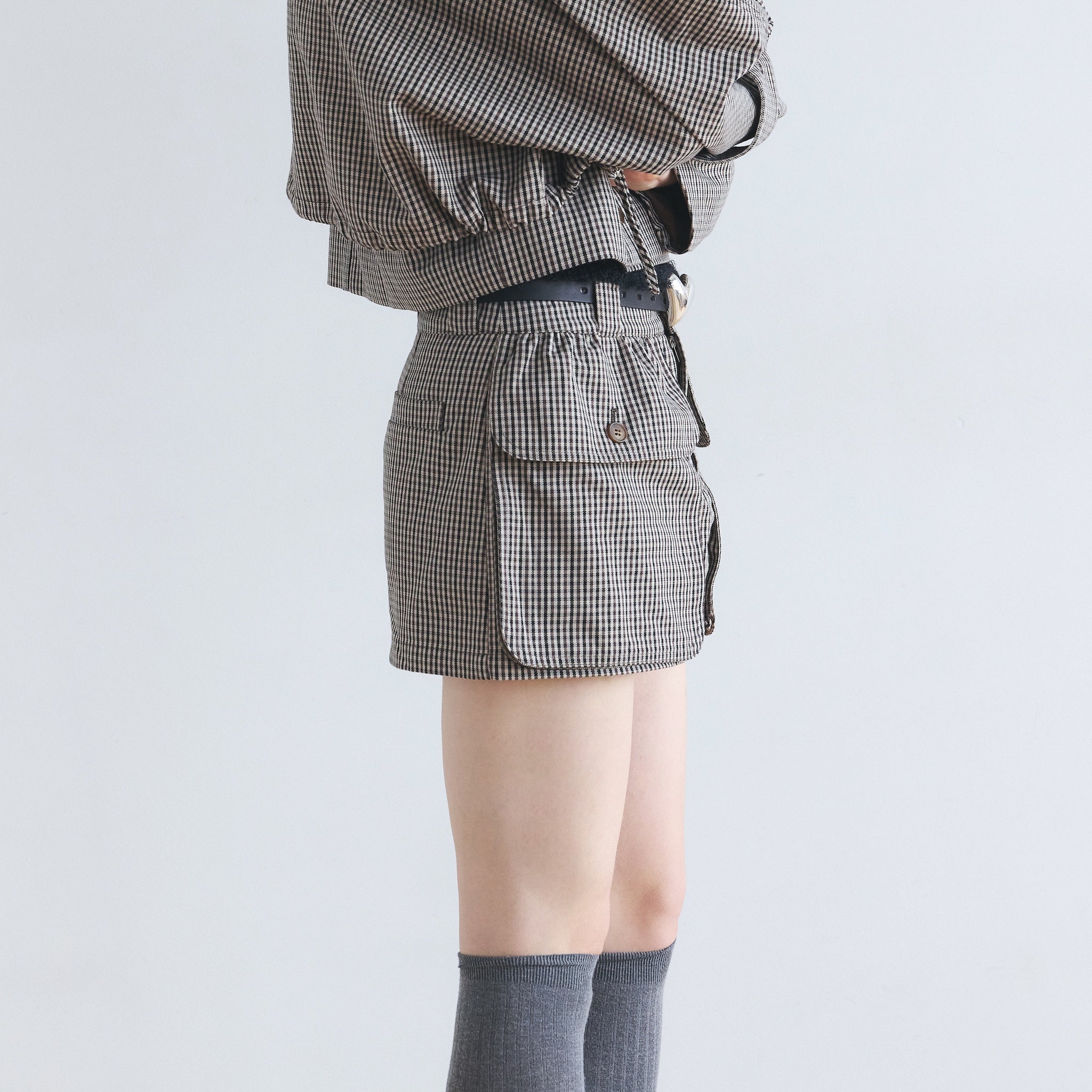 Utility Pocket Mini Skirt
