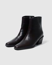 collab Western Heel Short Boots