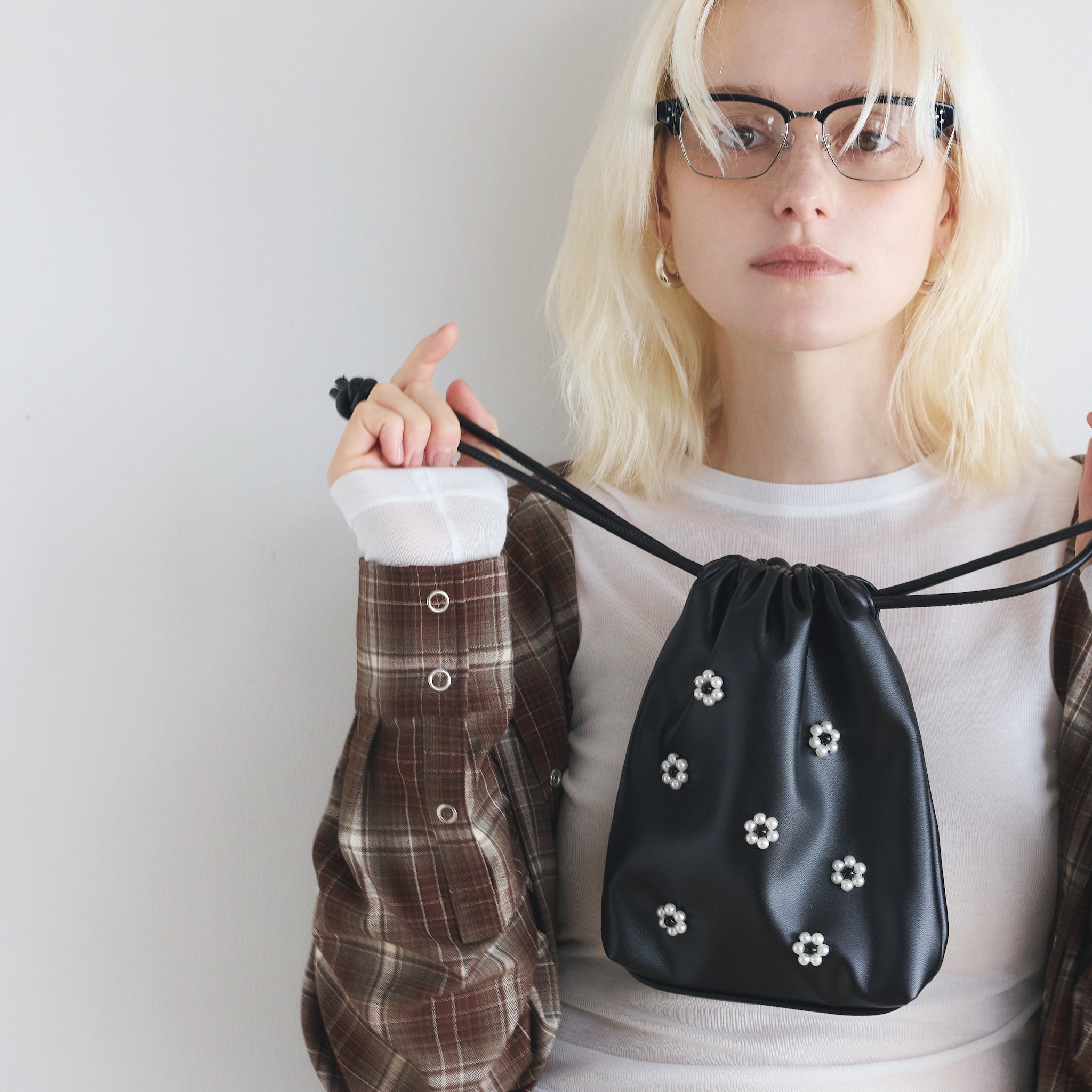 Beads Draw String Bag