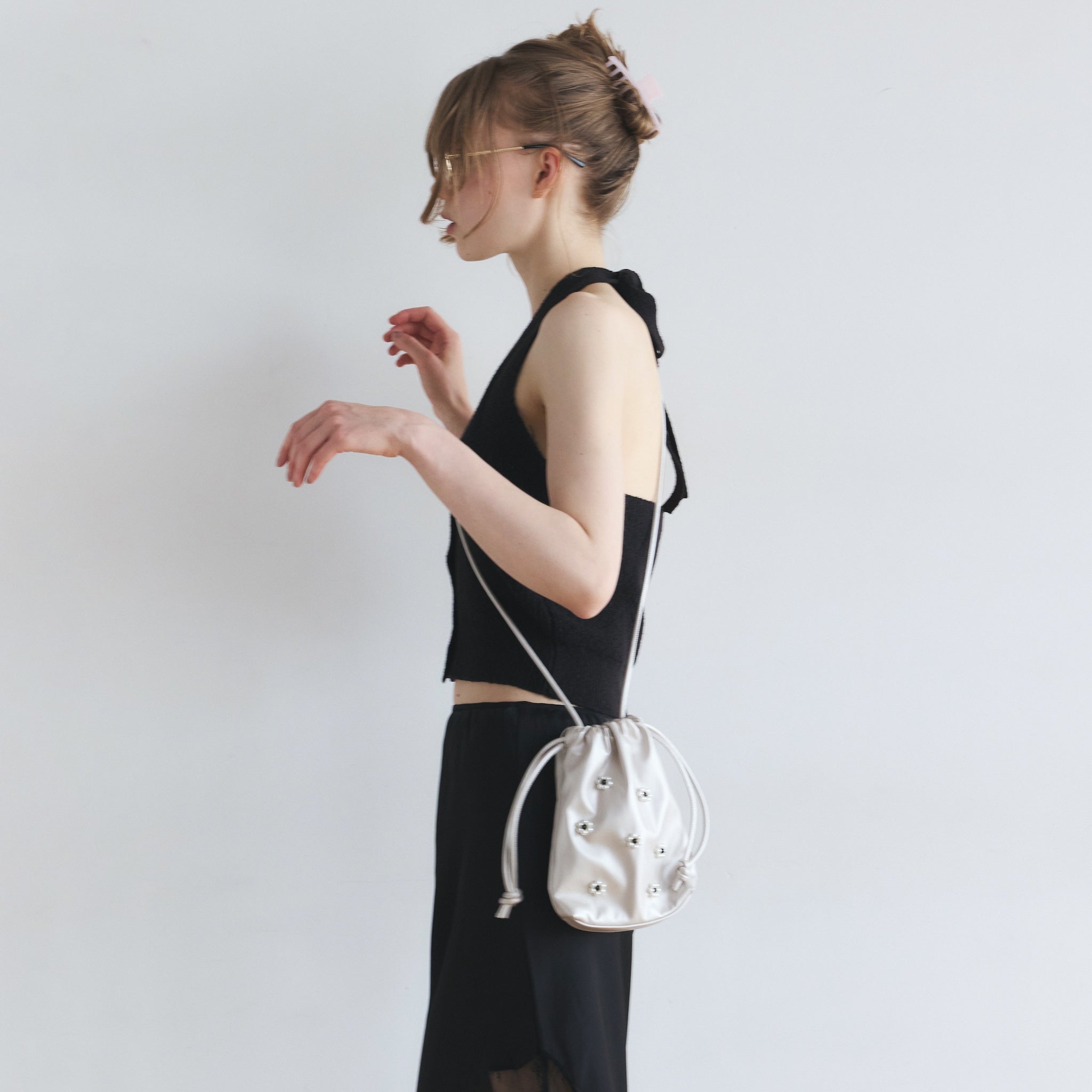 Beads Draw String Bag
