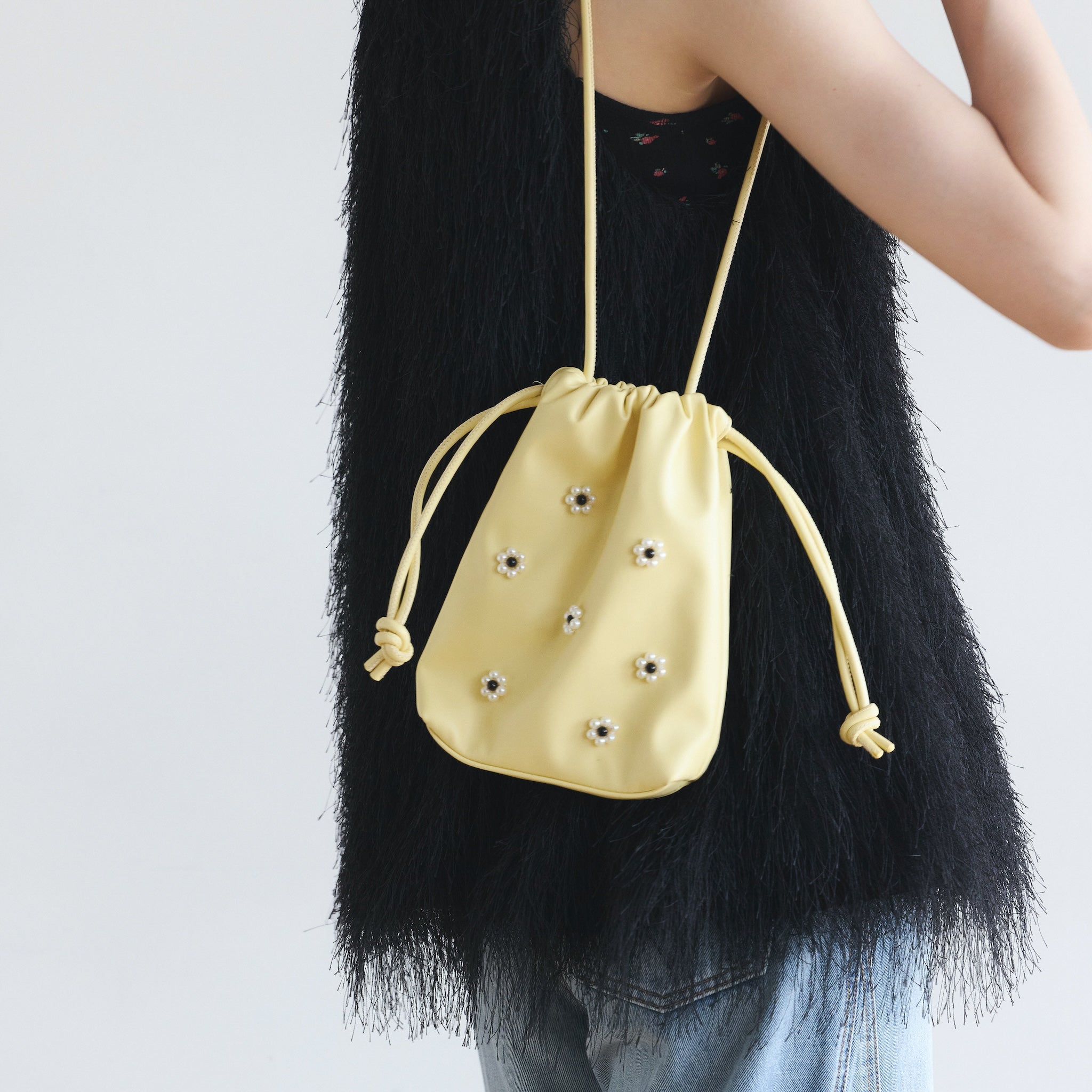 Beads Draw String Bag