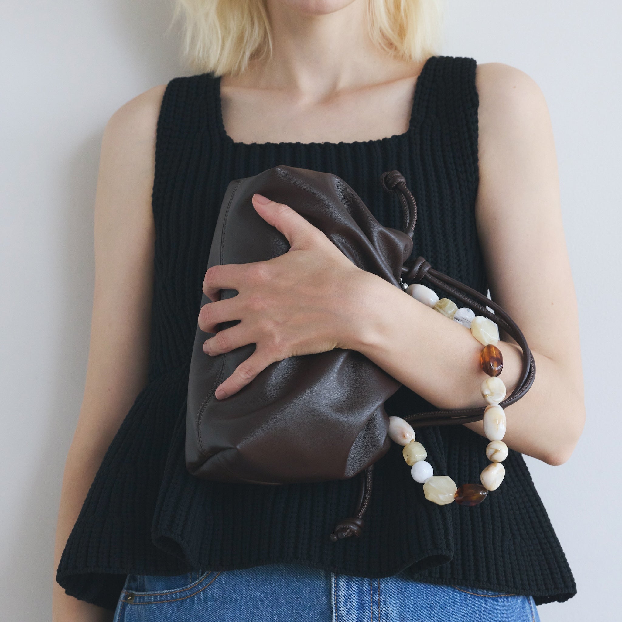 Beads Handle Multi Bag