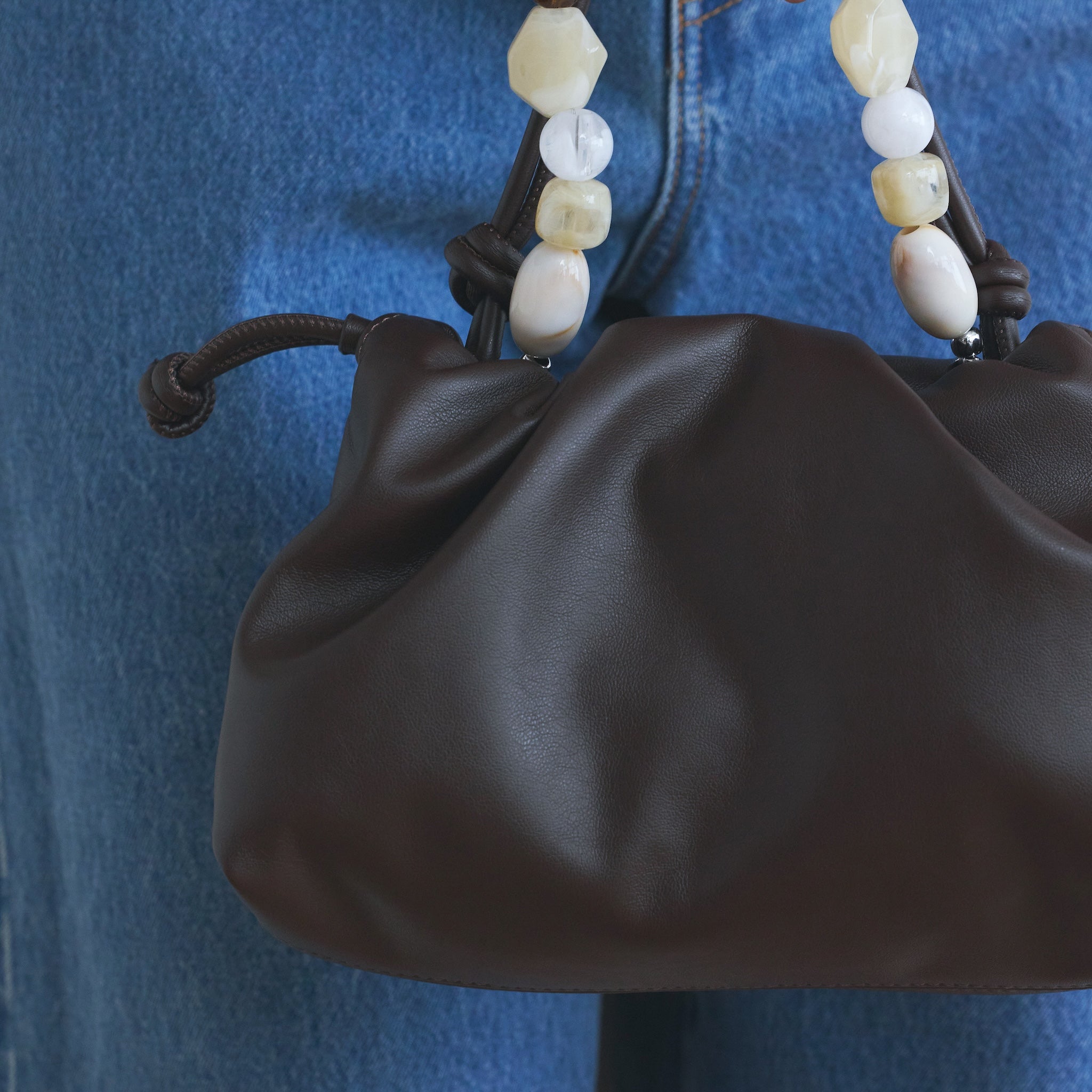 Beads Handle Multi Bag