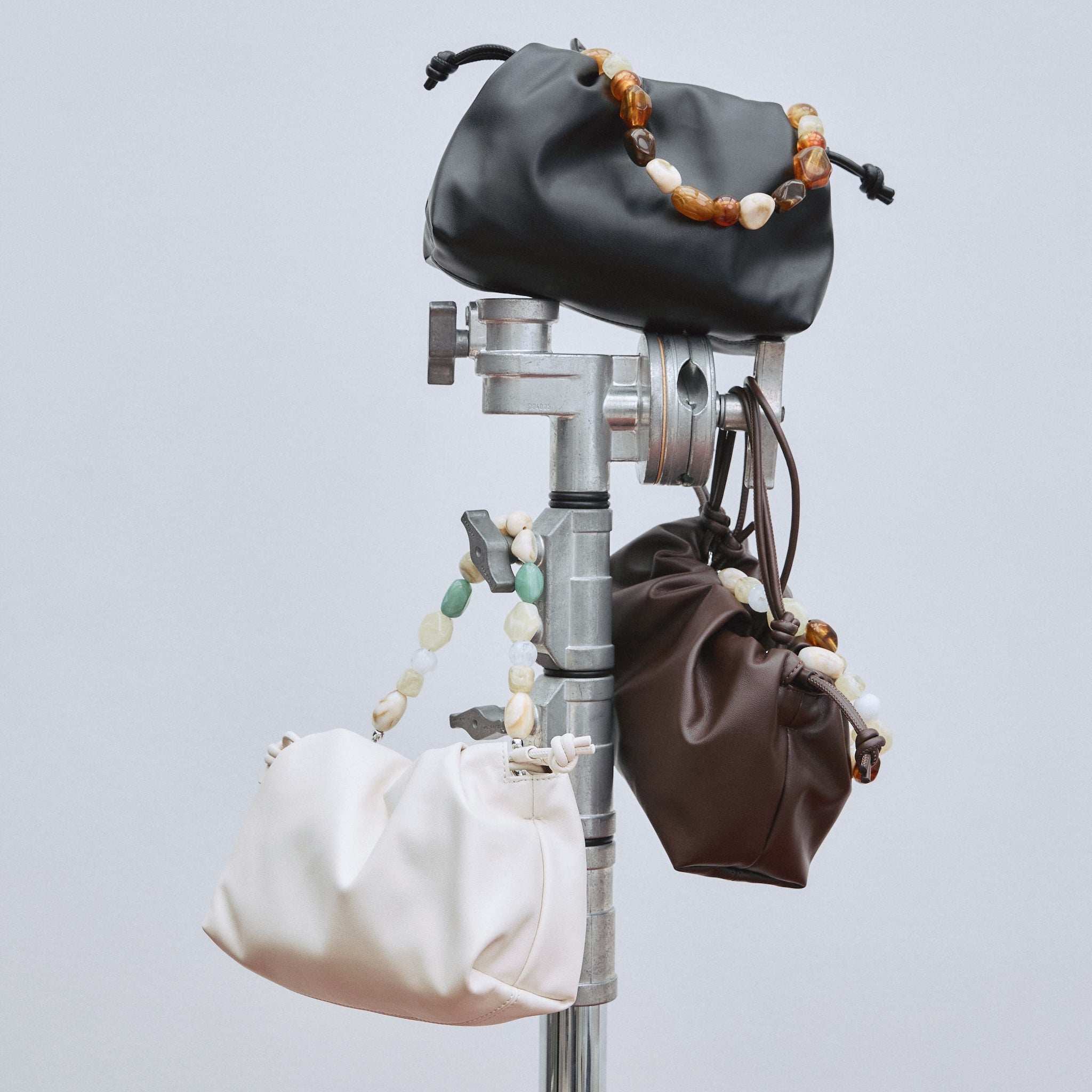 Beads Handle Multi Bag