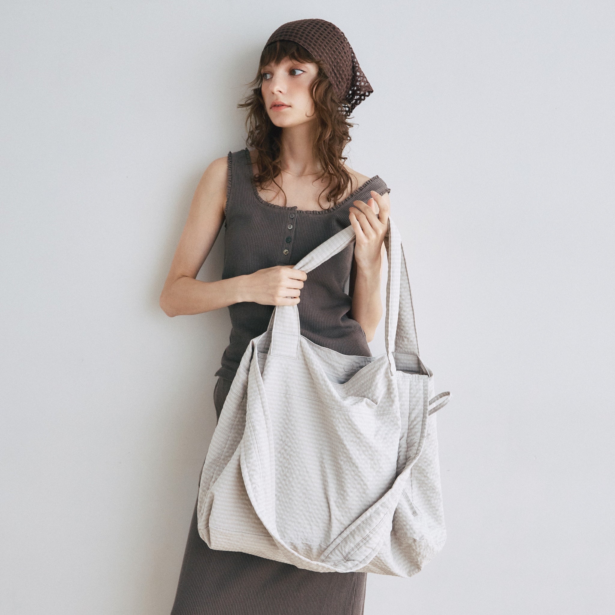 Double Handle Hobo Tote