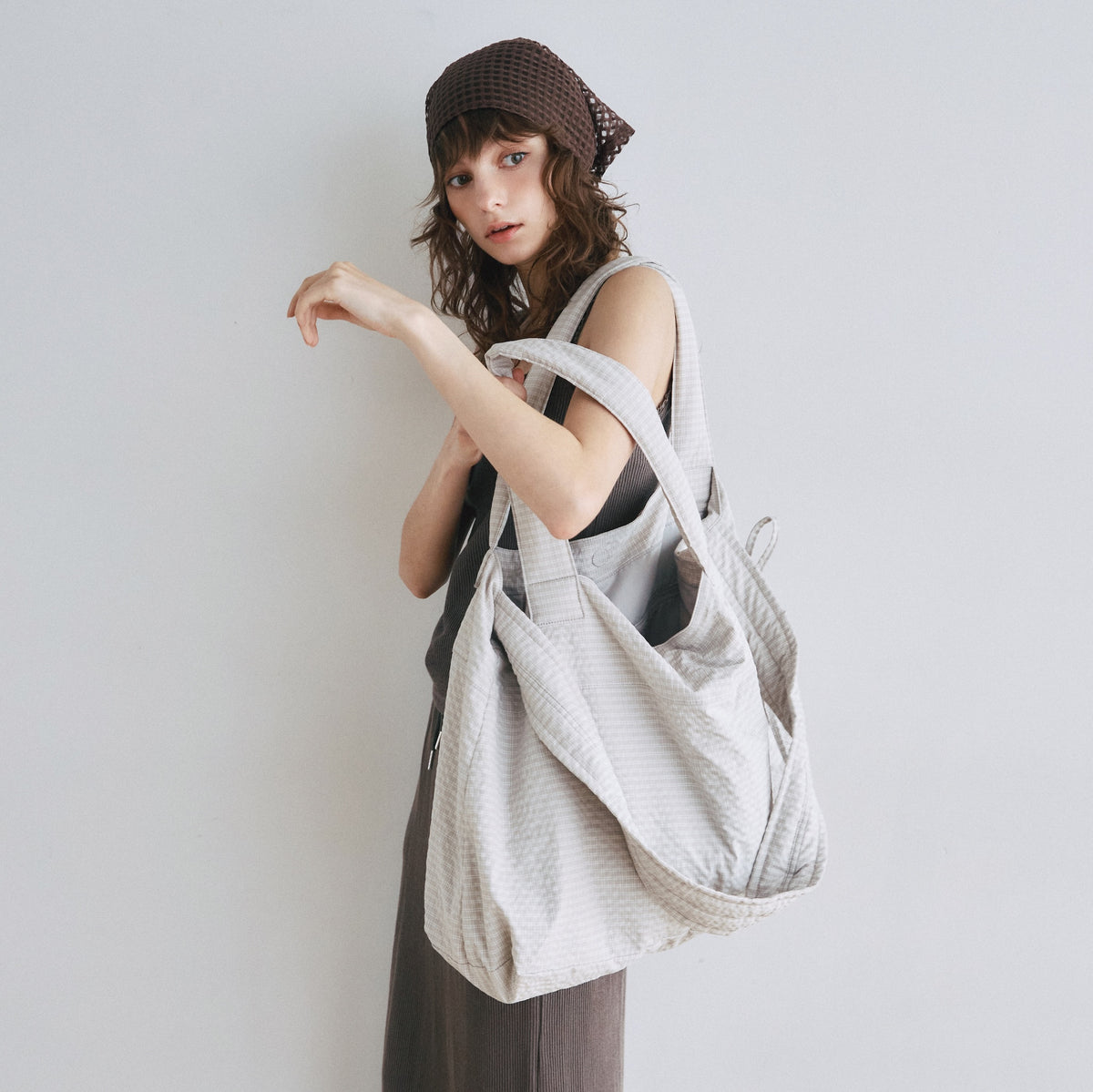 Double Handle Hobo Tote
