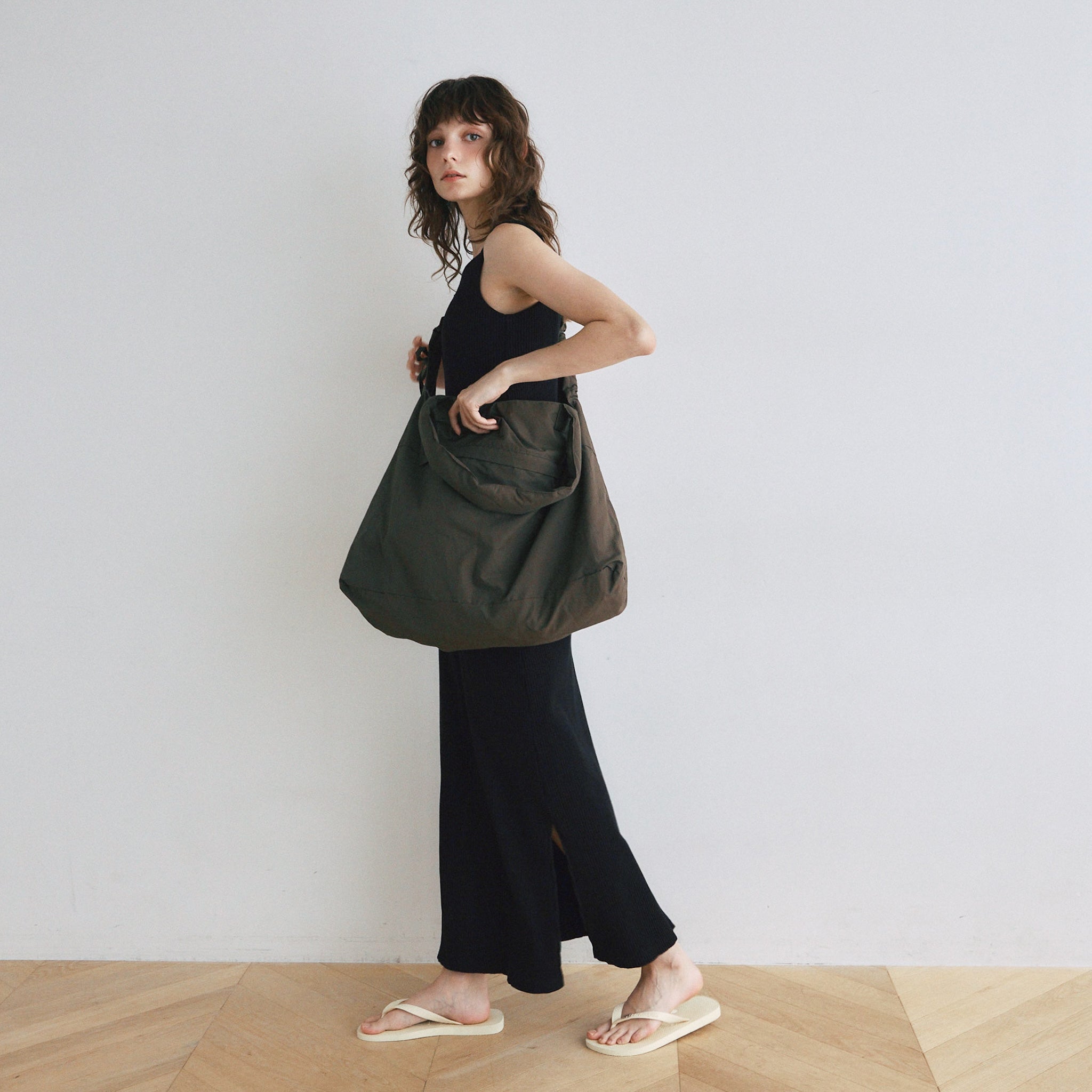 Double Handle Hobo Tote