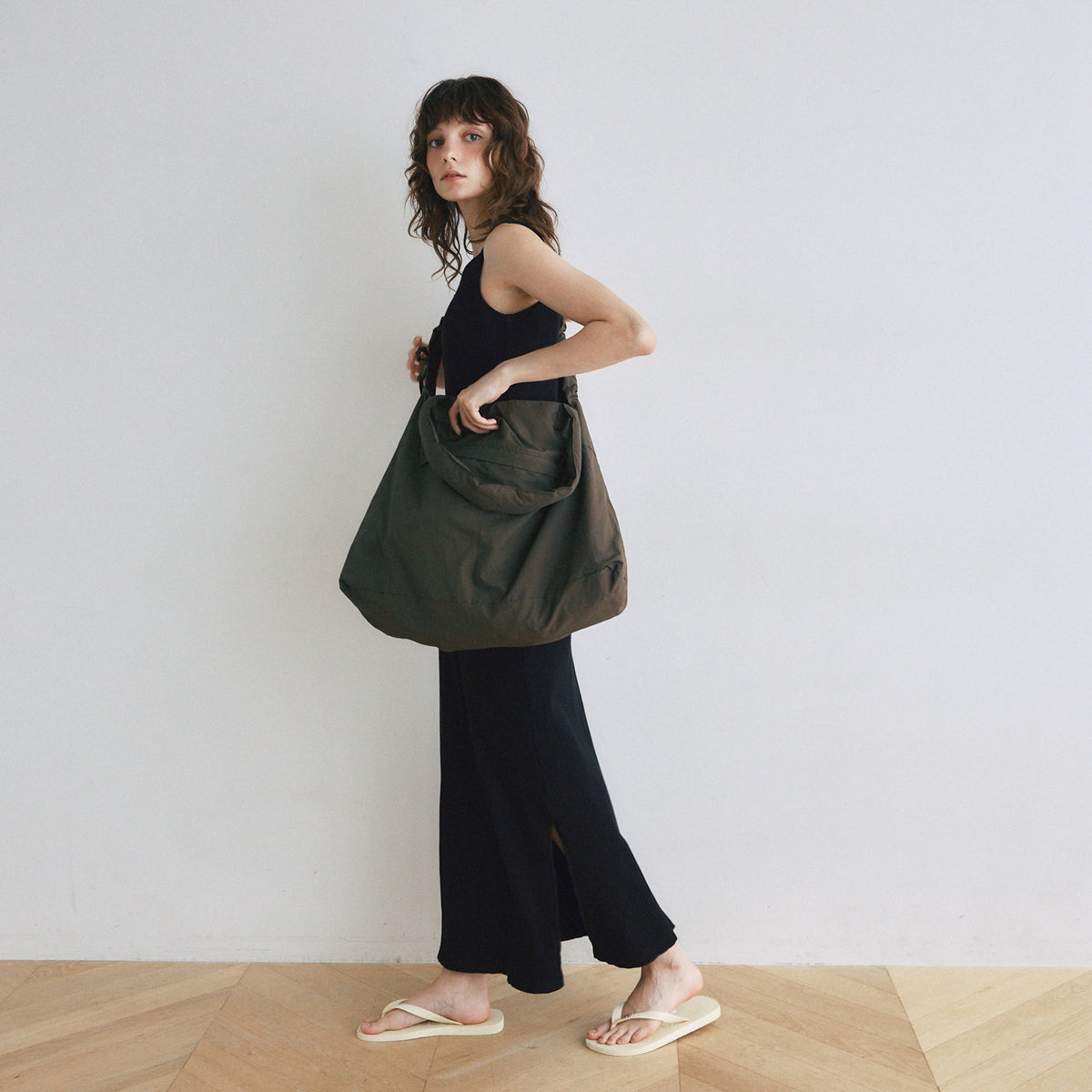 Double Handle Hobo Tote