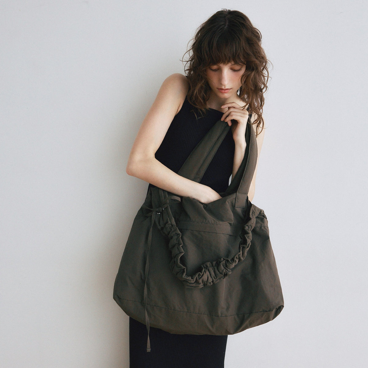 Double Handle Hobo Tote