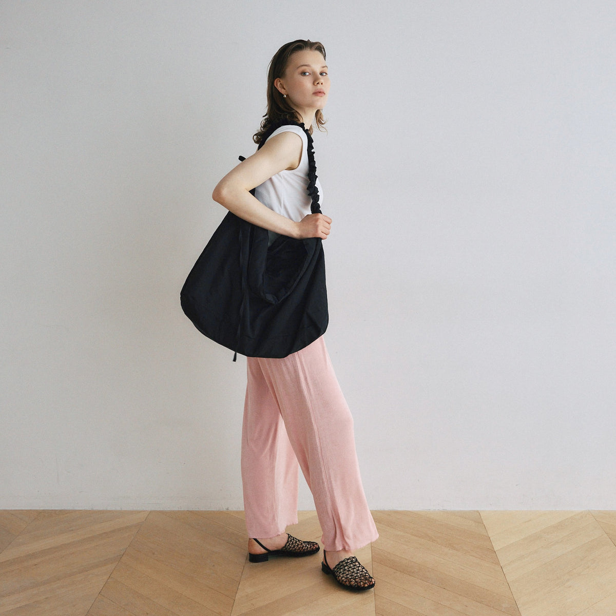 Double Handle Hobo Tote