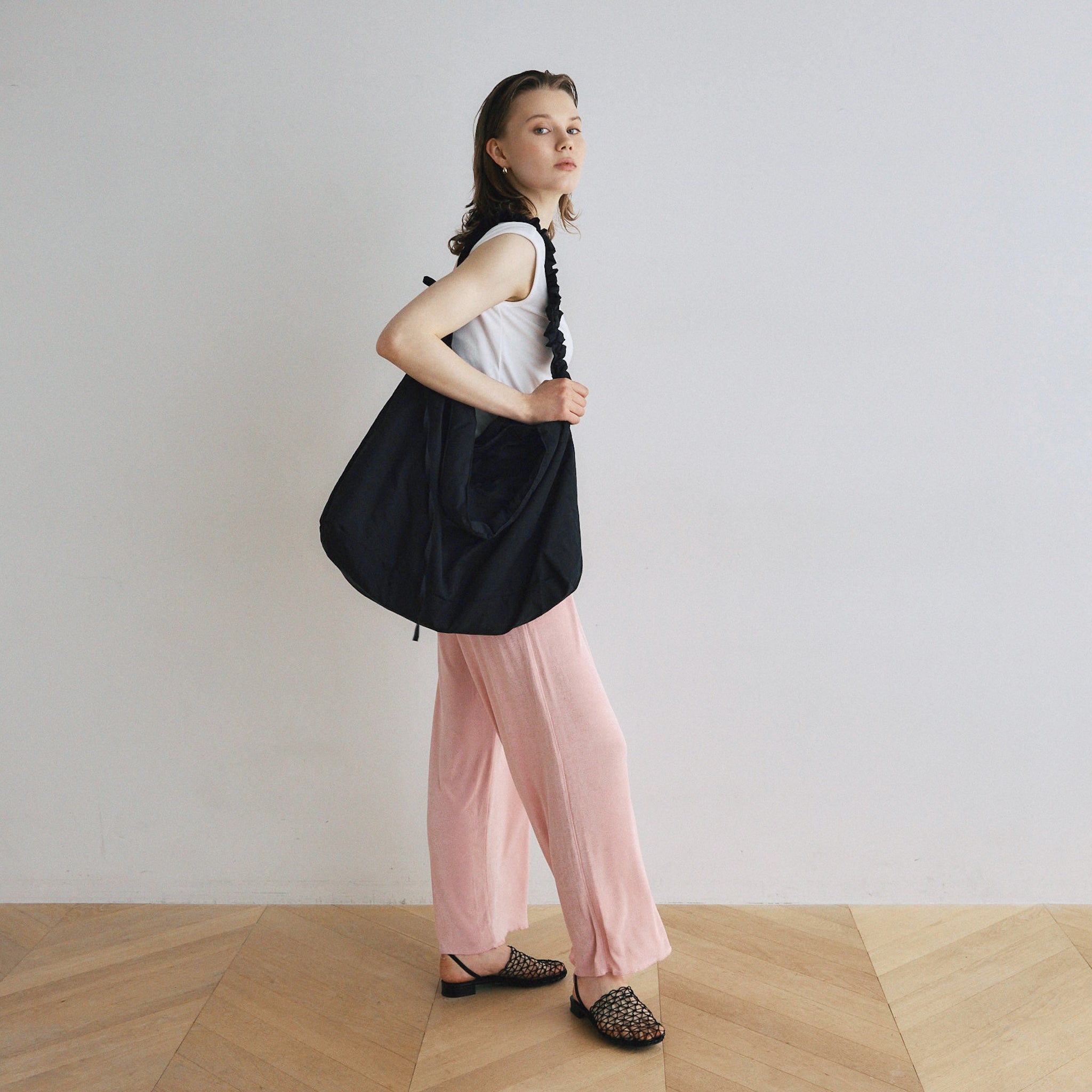 Double Handle Hobo Tote