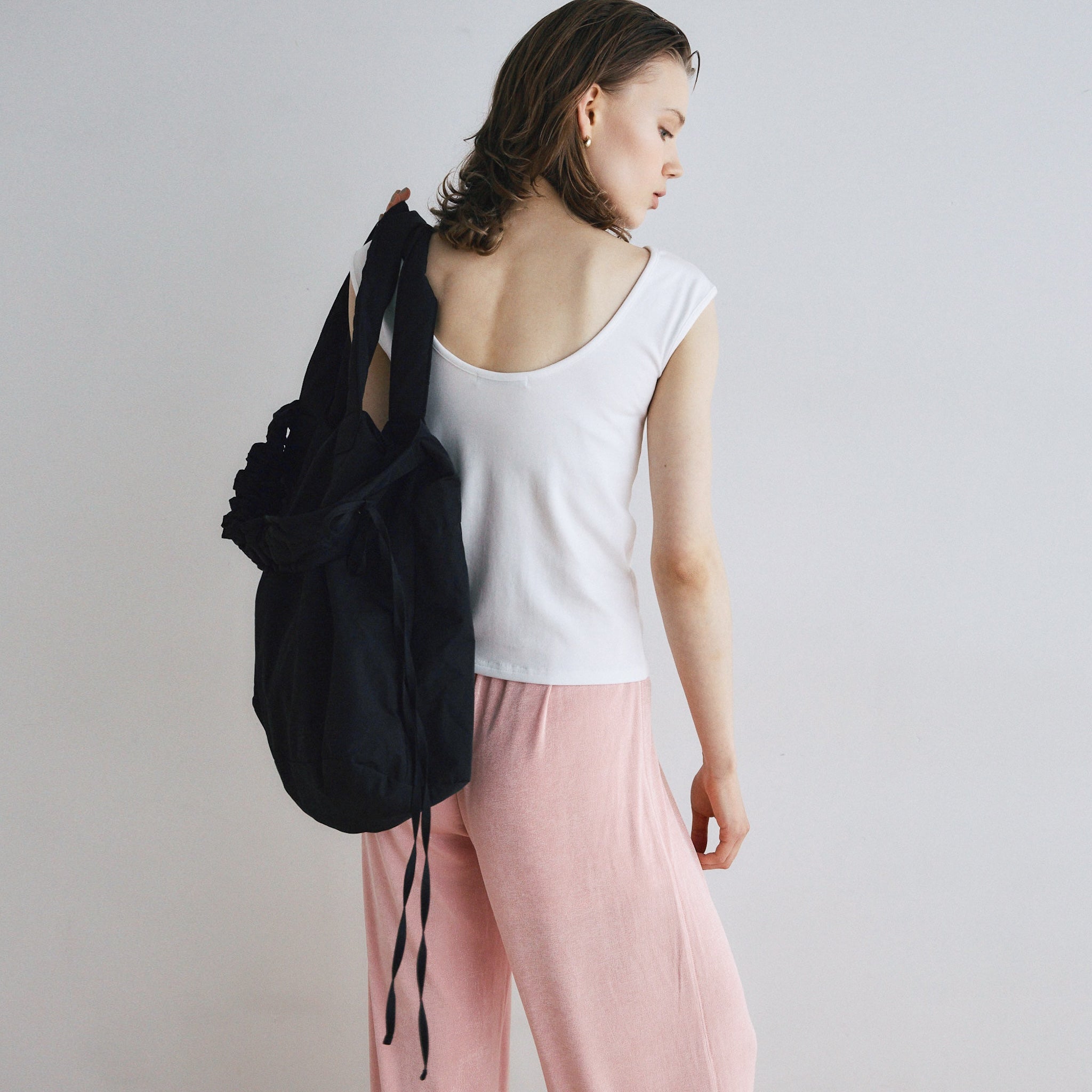Double Handle Hobo Tote
