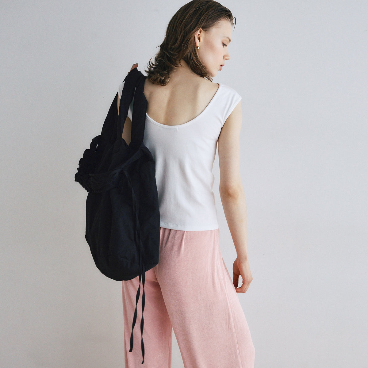 Double Handle Hobo Tote