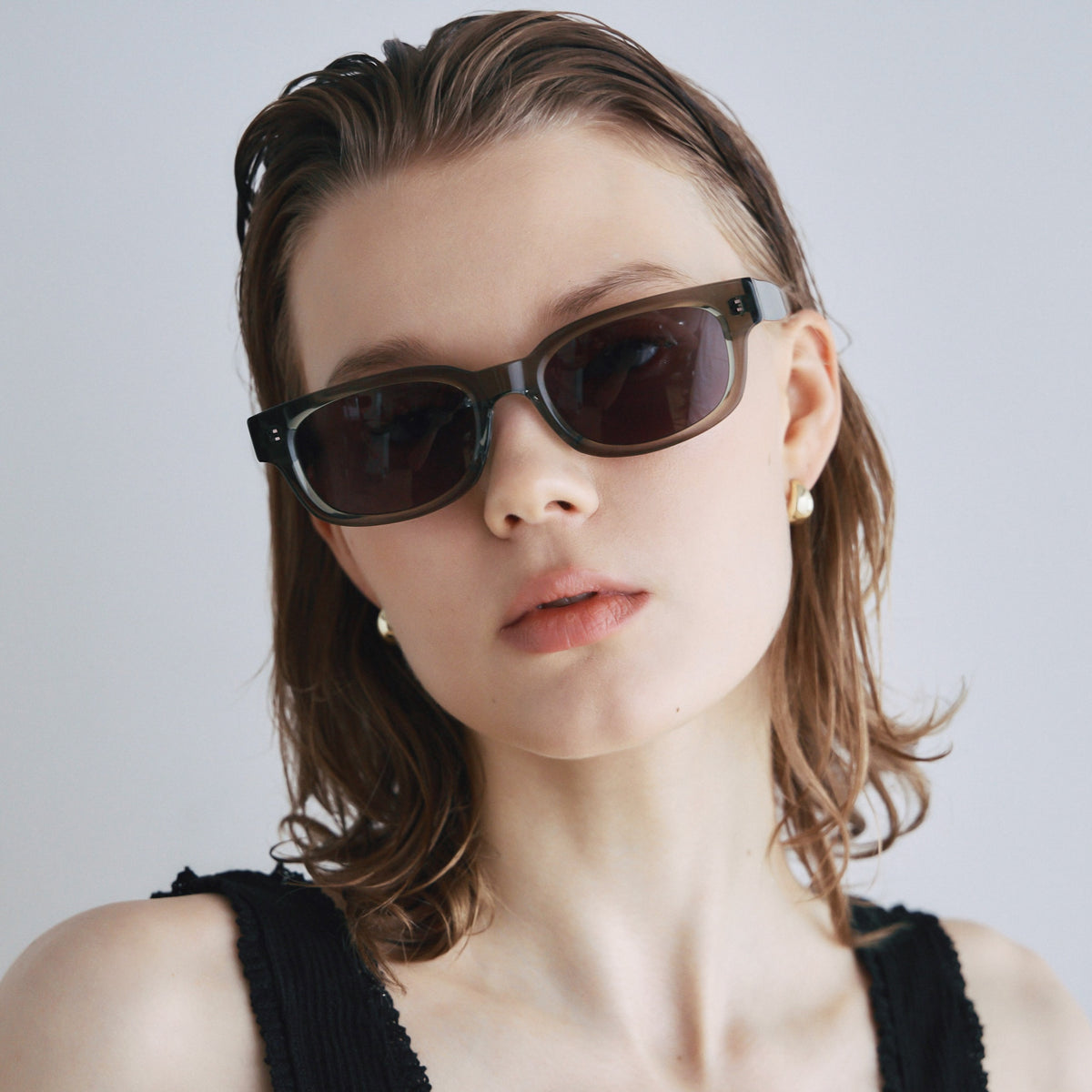 Slim Square Sunglasses