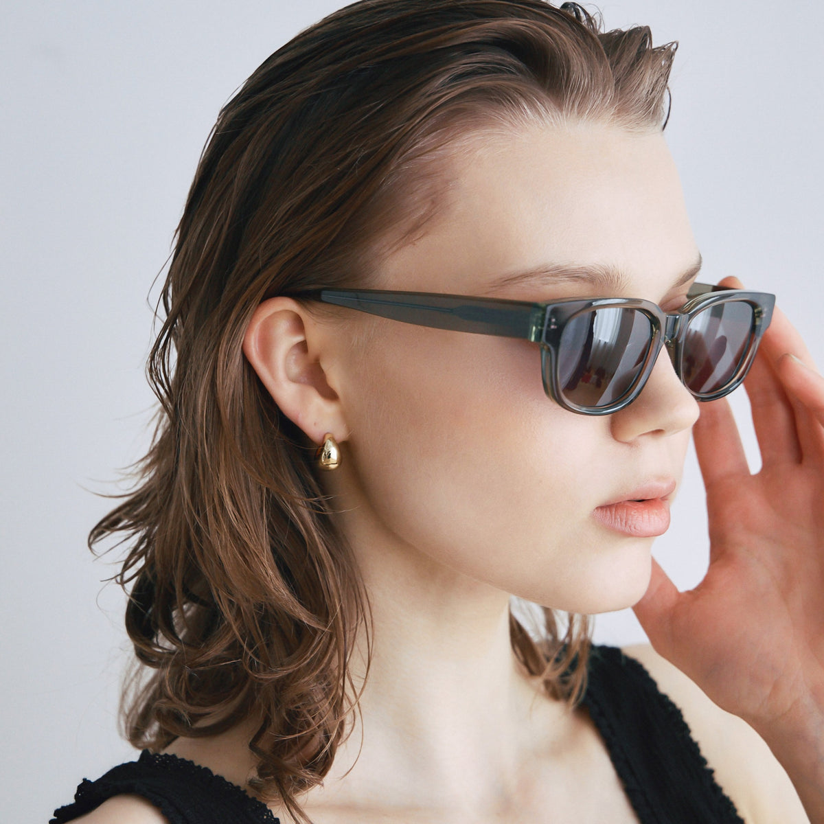 Slim Square Sunglasses