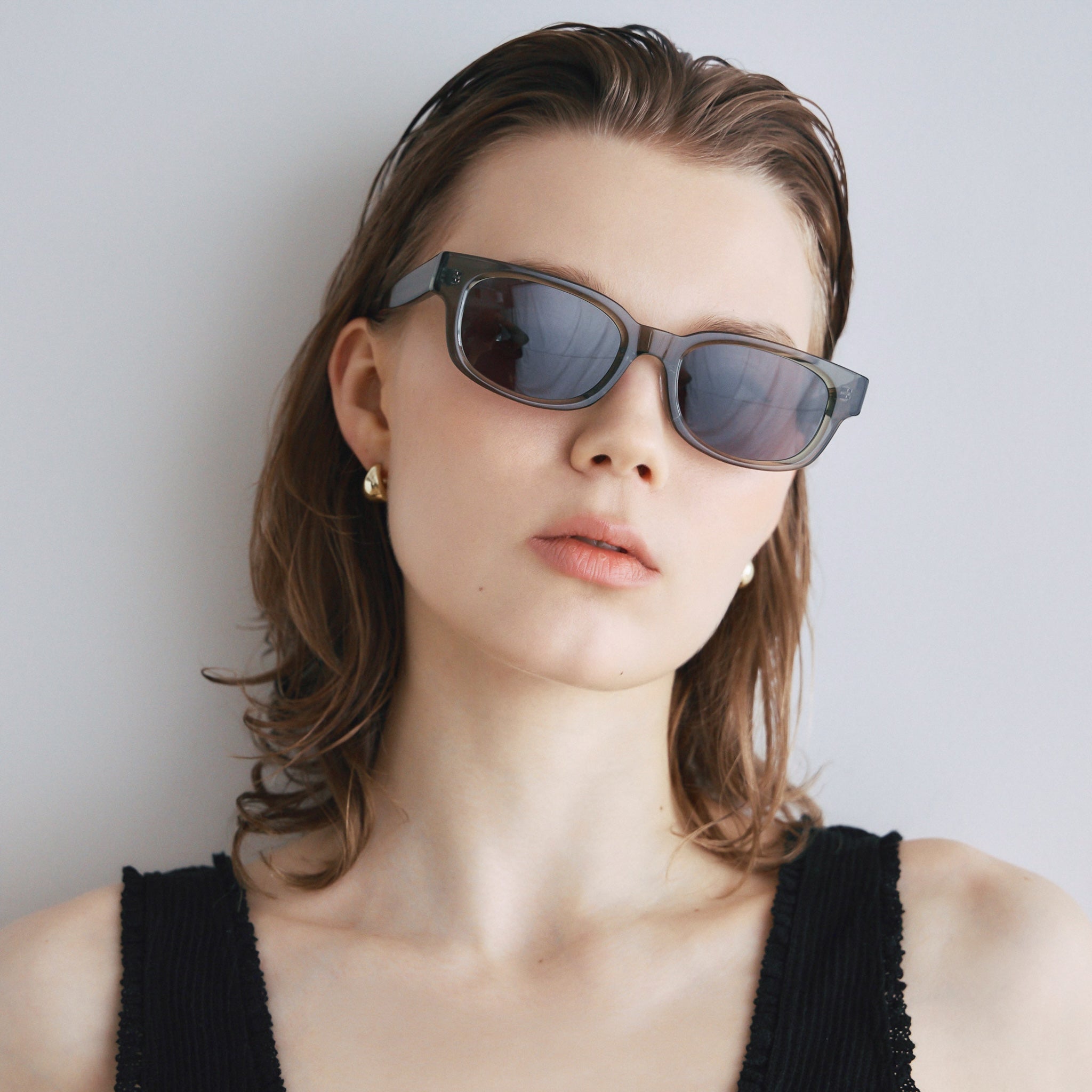 Slim Square Sunglasses