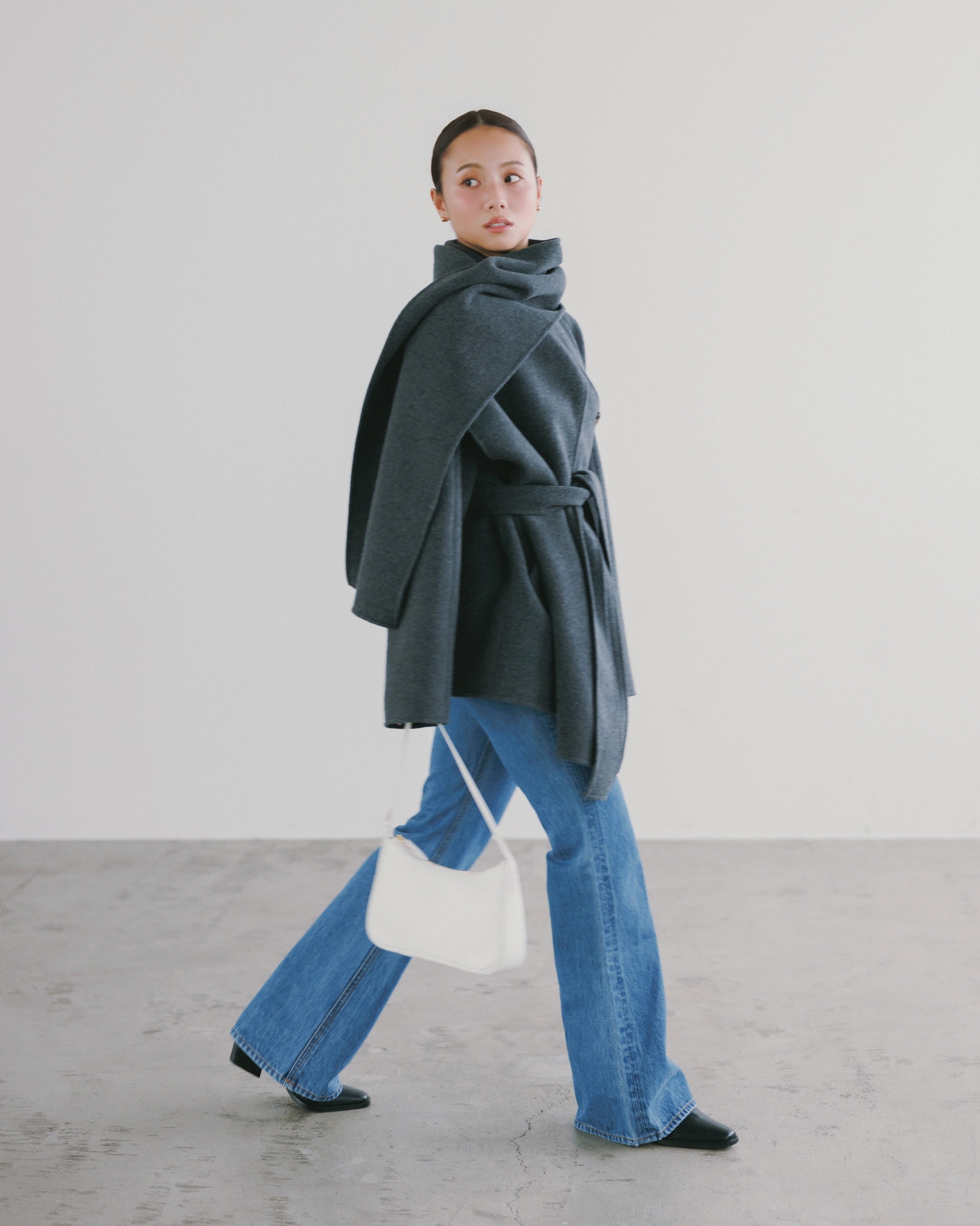 collab Leather Hobo Bag