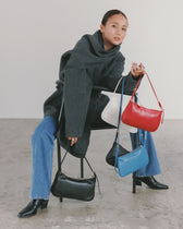 collab Leather Hobo Bag