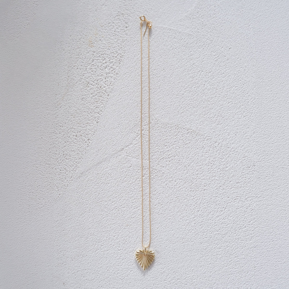 Leaf Heart Chain Necklace