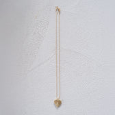 Leaf Heart Chain Necklace