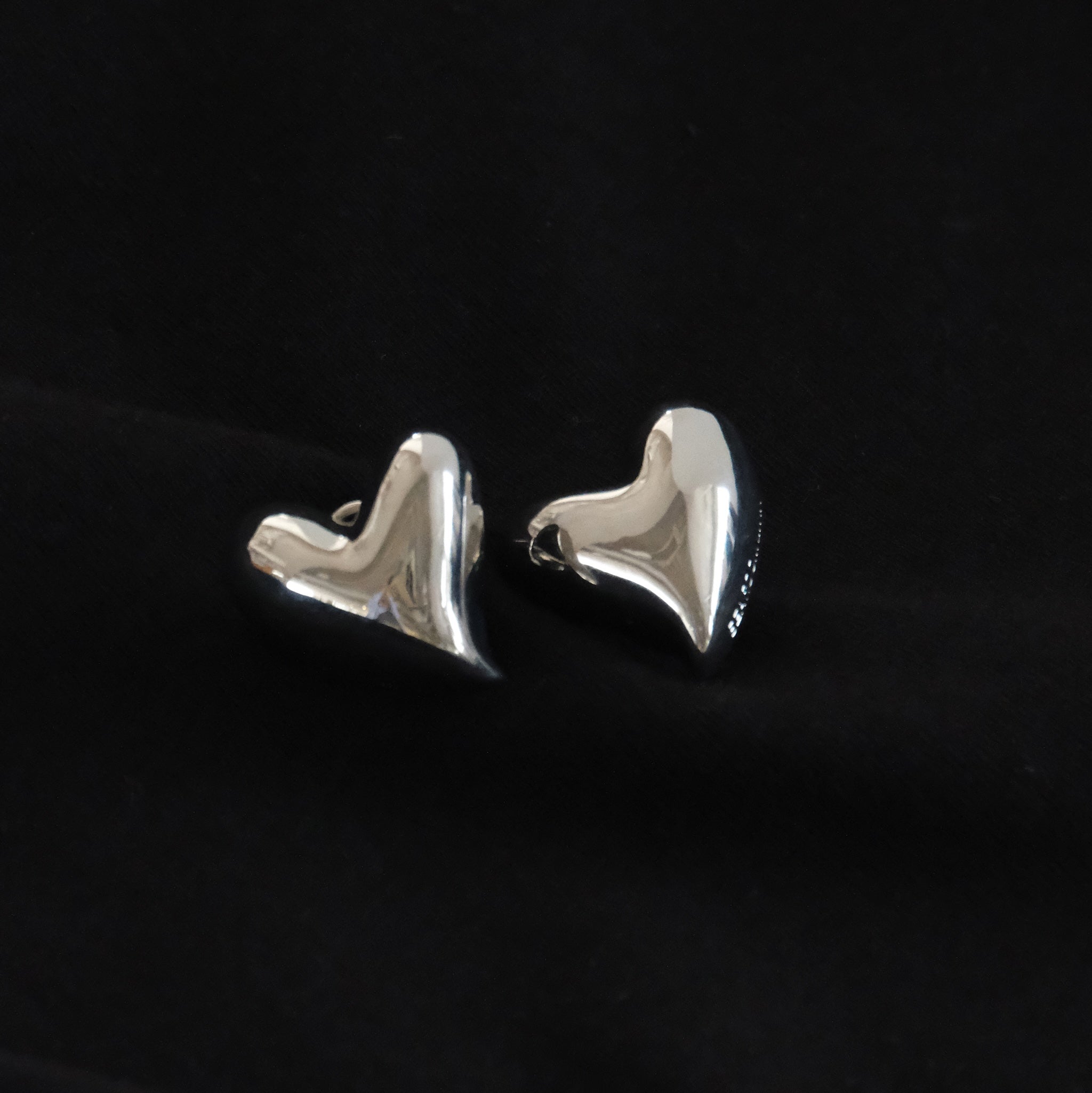 Puffy Heart Earrings