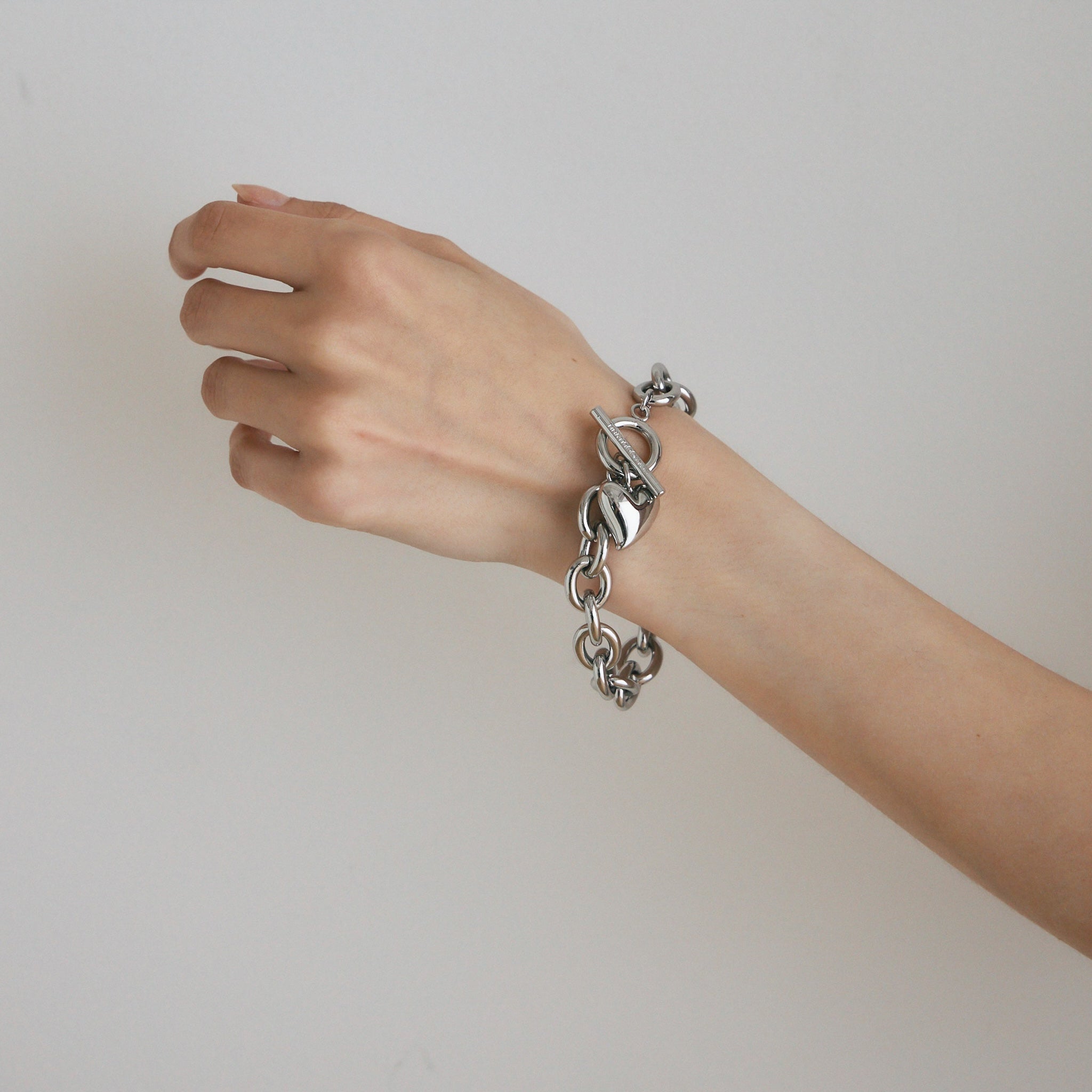 Puffy Heart Bracelet