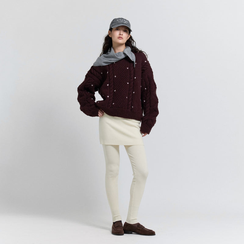 NPL HM Petit Heart Knit