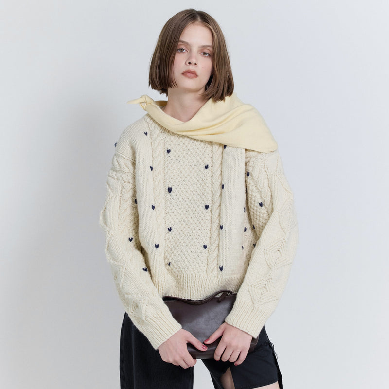NPL HM Petit Heart Knit