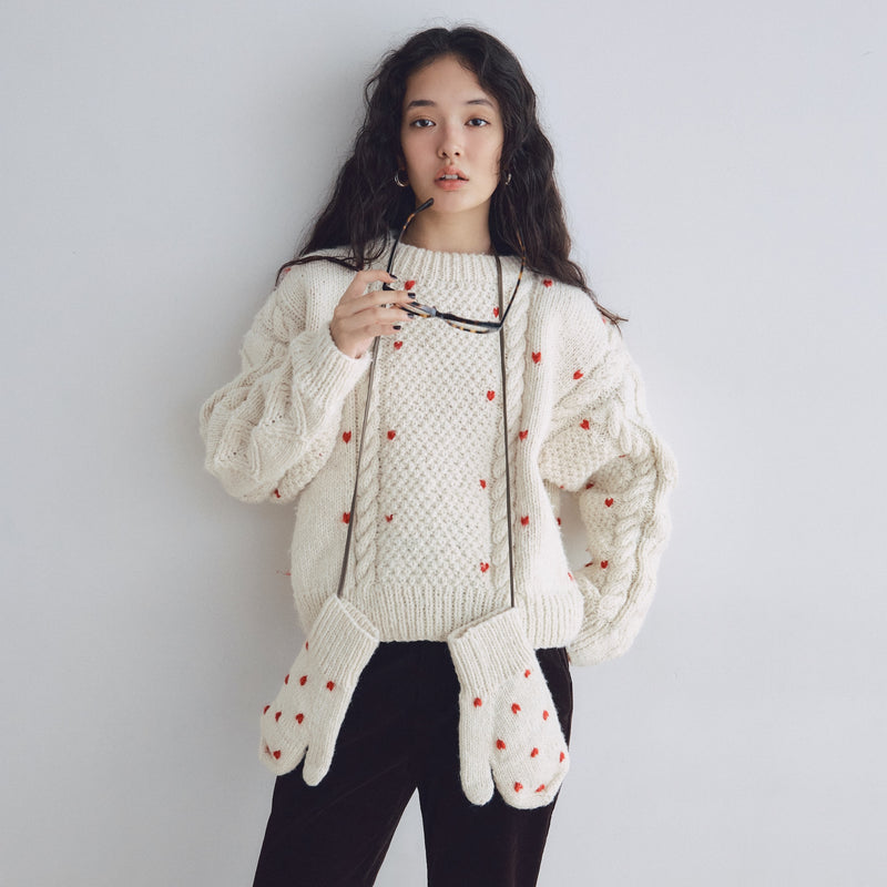 NPL HM Petit Heart Knit