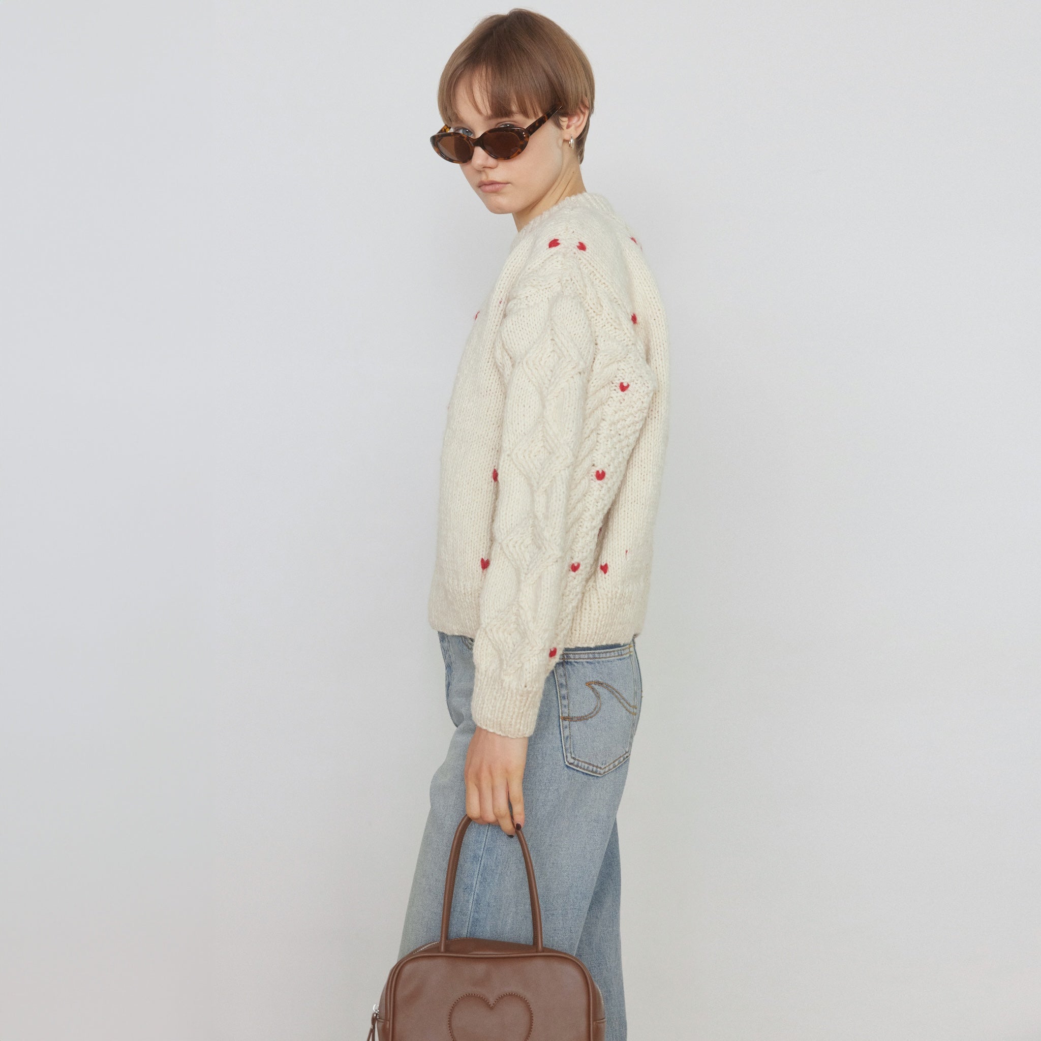 searoomlynn NPL HM Petit Heartニット - 長袖 