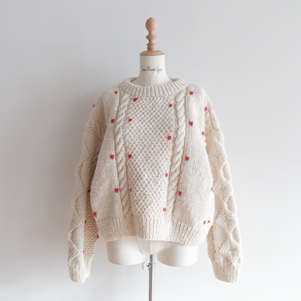 searoomlynn NPL HM Petit Heartニット searoomlynn NPL HM Petit Heart ニットハート