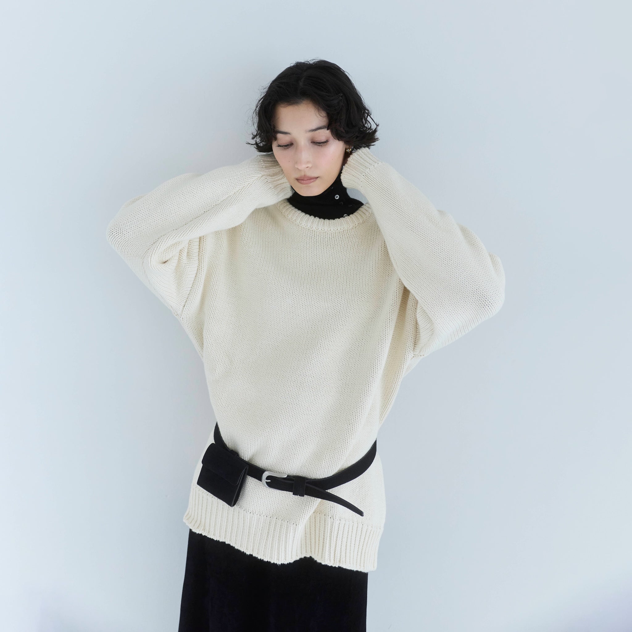 HeavyコットンLOOSEニット