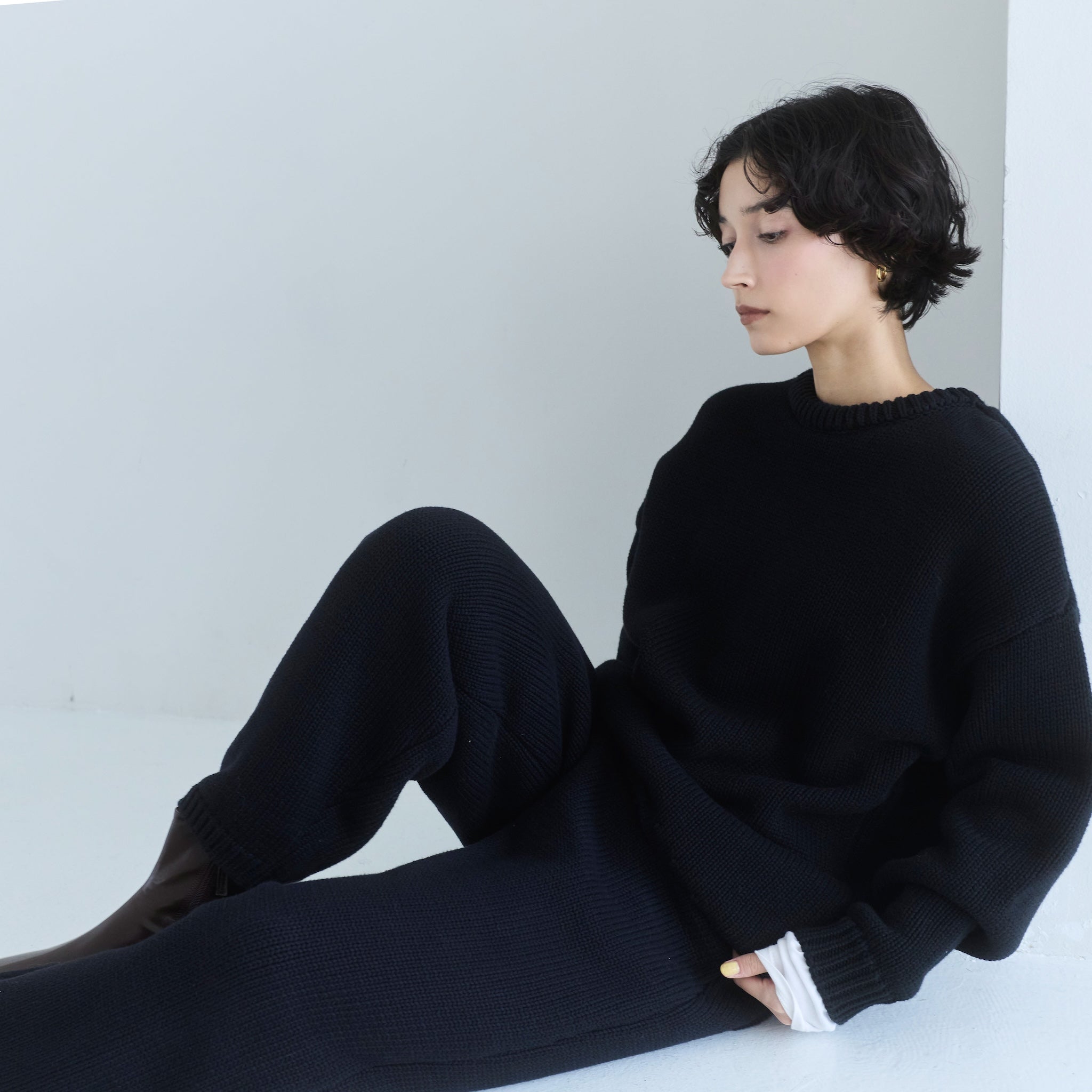 HeavyコットンLOOSEニット