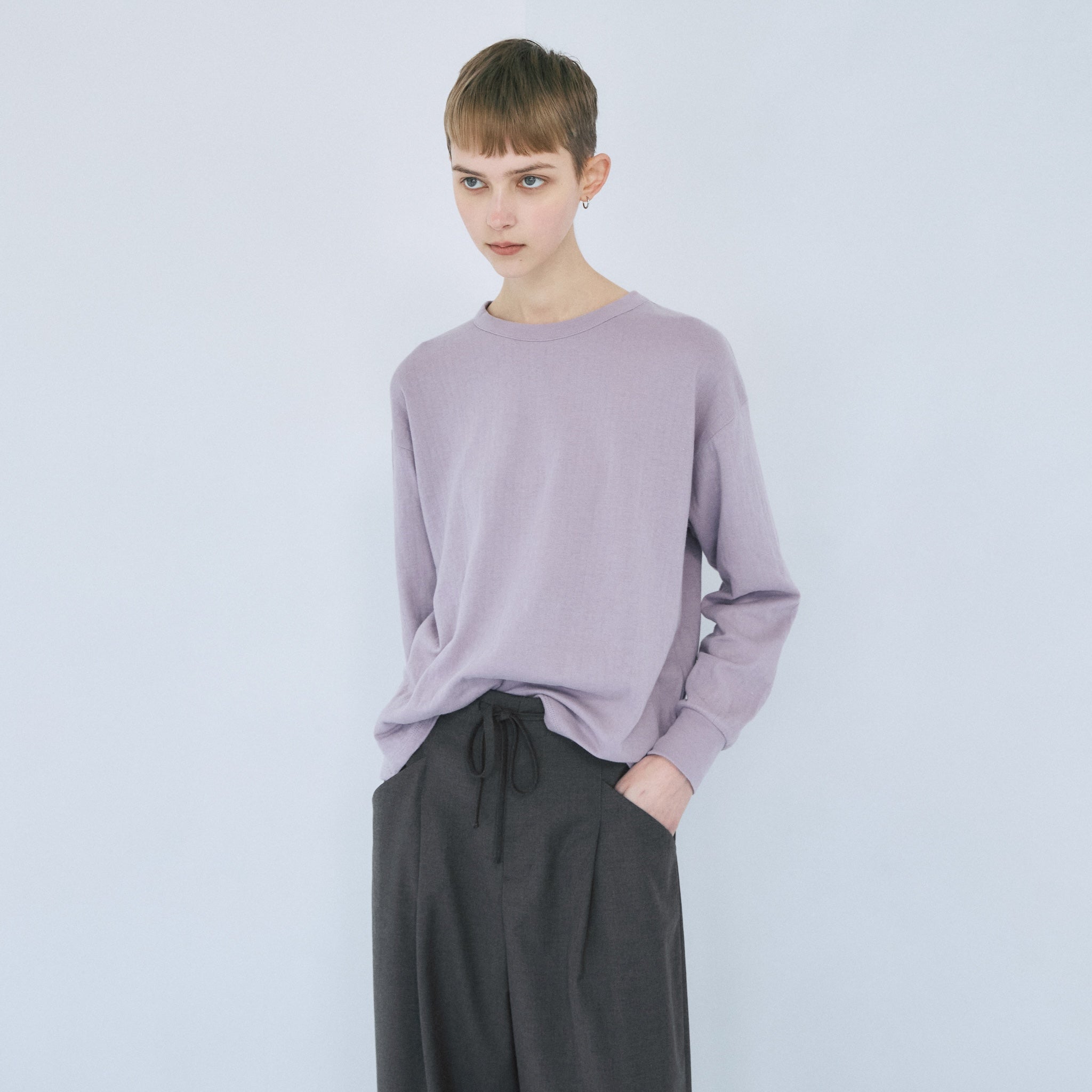 C/2FACE Basic Crew-Long T-Shirt